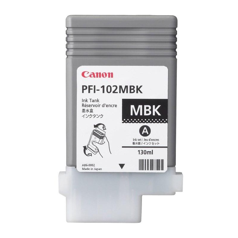 Canon  Zásobník inkoustu PFI-102MBk/ iPF-500/ 6x0/ 7xx/ LP-xxx/ Matný černý