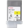 Kaseta z tuszem Canon PFI-102Y/ iPF-500/ 6x0/ 7xx/ LP-xxx/ żółty
