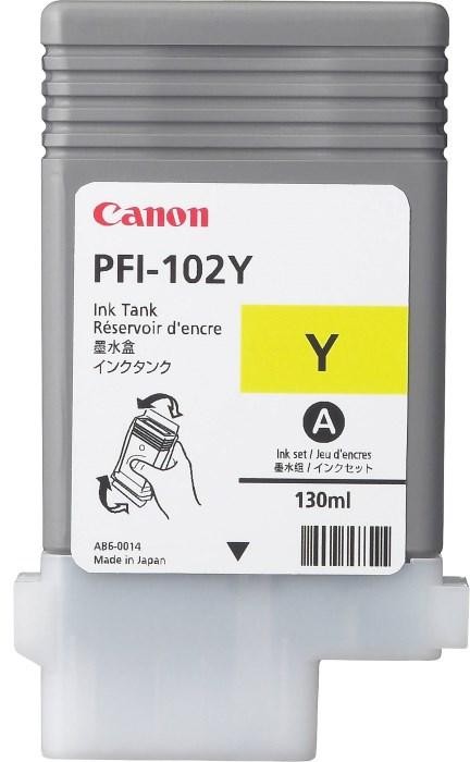 Canon Zásobník atramentu PFI-102Y/ iPF-500/ 6x0/ 7xx/ LP-xxx/ Žltý