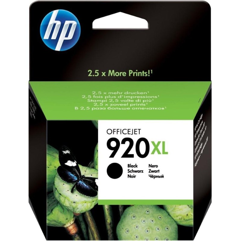 HP černá inkoustová kazeta (920XL), CD975AE originál