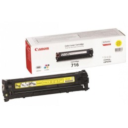 Canon originální toner CRG-716Y/ LBP-5050/ MF-80x0/ 1500 stran/ Žlutý