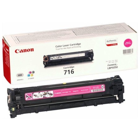 Canon originální toner CRG-716M/ LBP-5050/ MF-80x0/ 1500 stran/ Purpurový
