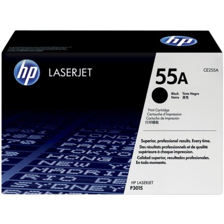 HP černý toner, CE255A pro LJ P3015 originál