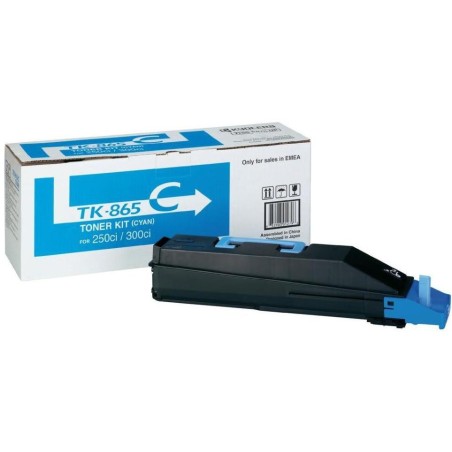 Kyocera toner TK-865C/ TASKalfa 250ci/ 12 000 stran/ azurový