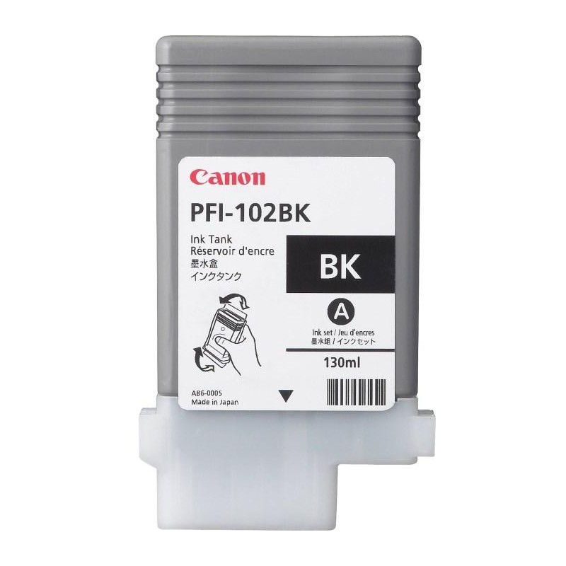 Canon  Zásobník inkoustu PFI-102Bk/ iPF-500/ 6x0/ 7xx/ LP-xxx/ Černý