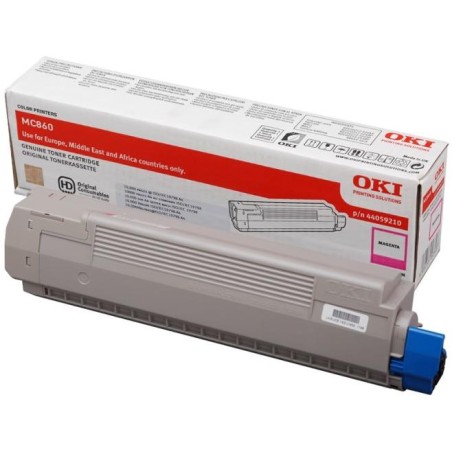 OKI originál tonerová kazeta 44059210/ MC860/ 10 000 stran/ purpurový