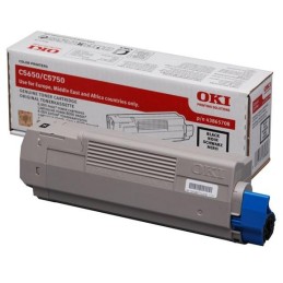 OKI originál tonerová kazeta 43865708/ C5650/ C5750/ 8000 stran/ Černá
