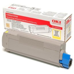 OKI originál tonerová kazeta 43324421/ C5550 MFP/ C5800/ C5900/ 5000 stran/ Žlutá