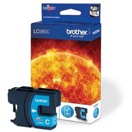 BROTHER inkoustová náplň LC-980/ azurová