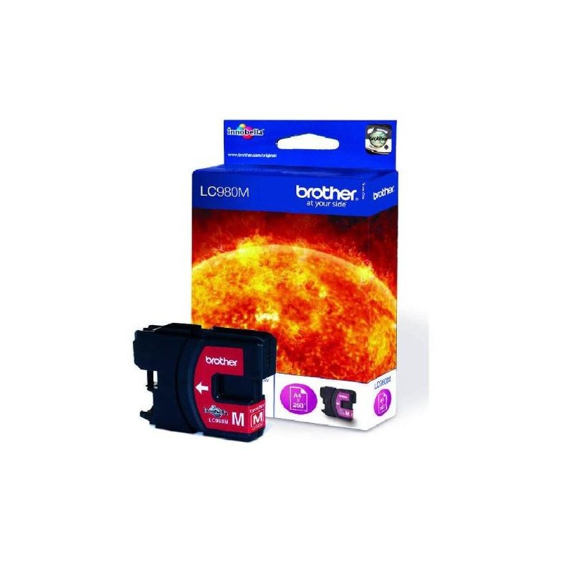 BROTHER inkoustová náplň LC-980/ Purpurová