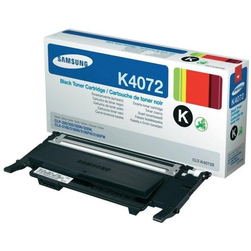 HP - Samsung toner černý CLT-K4072S pro CLP-320/325,CLX-3185 - 1.500 stran