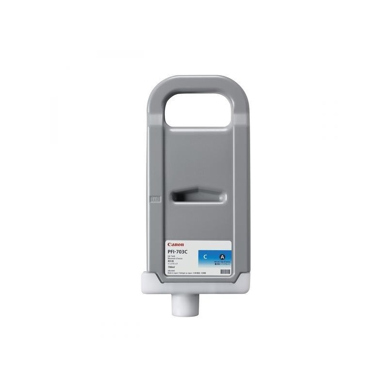 Canon  Zásobník inkoustu PFI-703C/ azurová