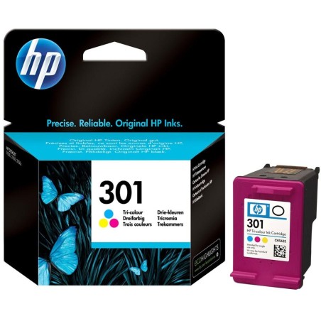HP (301) CH562EE tříbarevná inkoustová kazeta originál