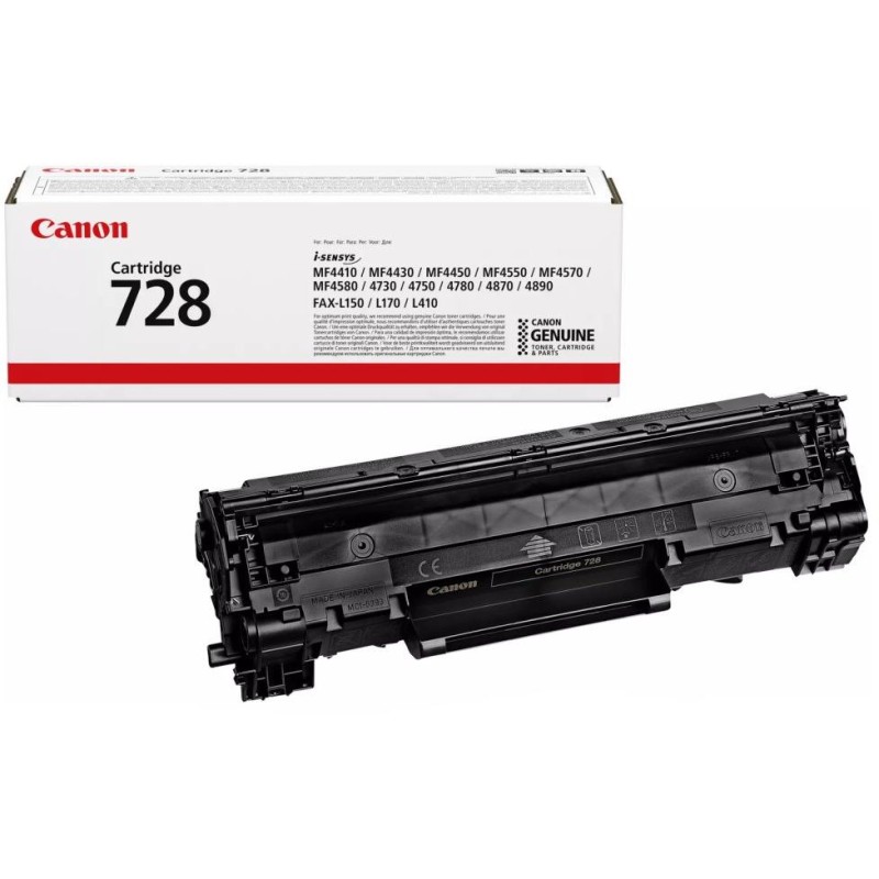 Canon originální toner CRG-728/ MF44x0/ MF45x0d/ 2100 stran/ Černý