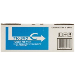 Kyocera toner TK-590C/ FS-C2026MFP/ C2126MFP/ 5 000 stran/ azurový