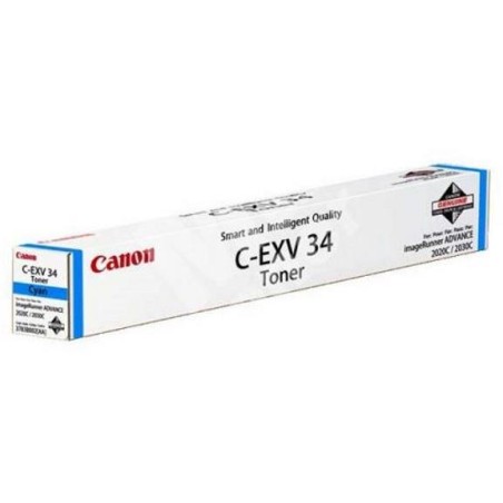 Canon originální toner C-EXV-34/ iR-C2020/ 2030/ 19 000 stran/ azurový