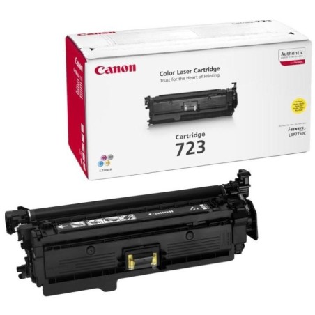 Canon originální toner CRG-723Y/ LBP-7750Ddn/ 8 500 stran/ Žlutá