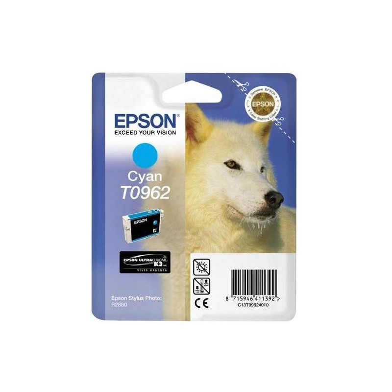 Epson inkoustová náplň/ C13T09624010/ Stylus 2880/ azurová