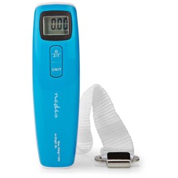 NEDIS digitální váha zavazadel/ max. zatížení 50kg/ modro-bílá