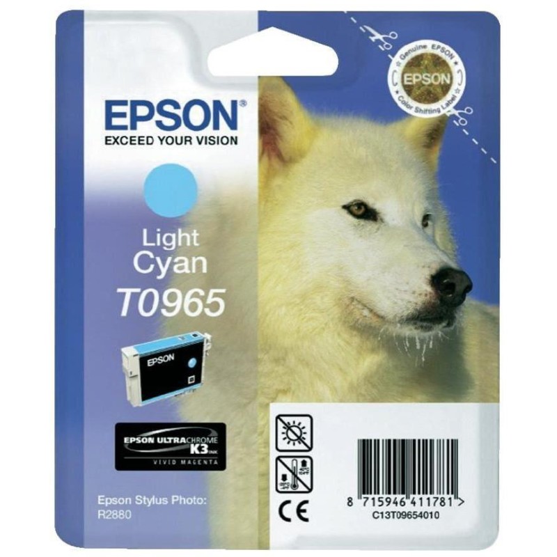 Epson inkoustová náplň/ C13T09654010/ Stylus 2880/ Světle azurová