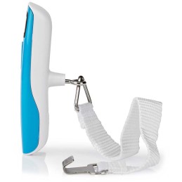 NEDIS digitální váha zavazadel/ max. zatížení 50kg/ modro-bílá