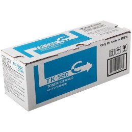 Kyocera toner TK-580C/ FS-C5150DN/ 2 800 stran/ azurový