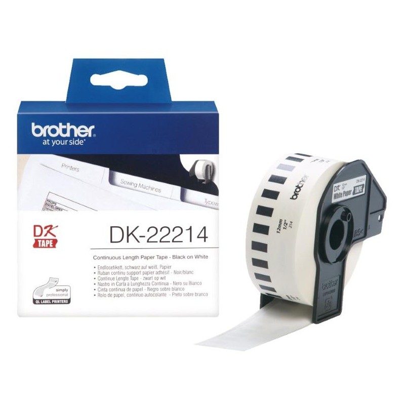 BROTHER papírová role DK-22214/ QL/ 12mm x 30,48m