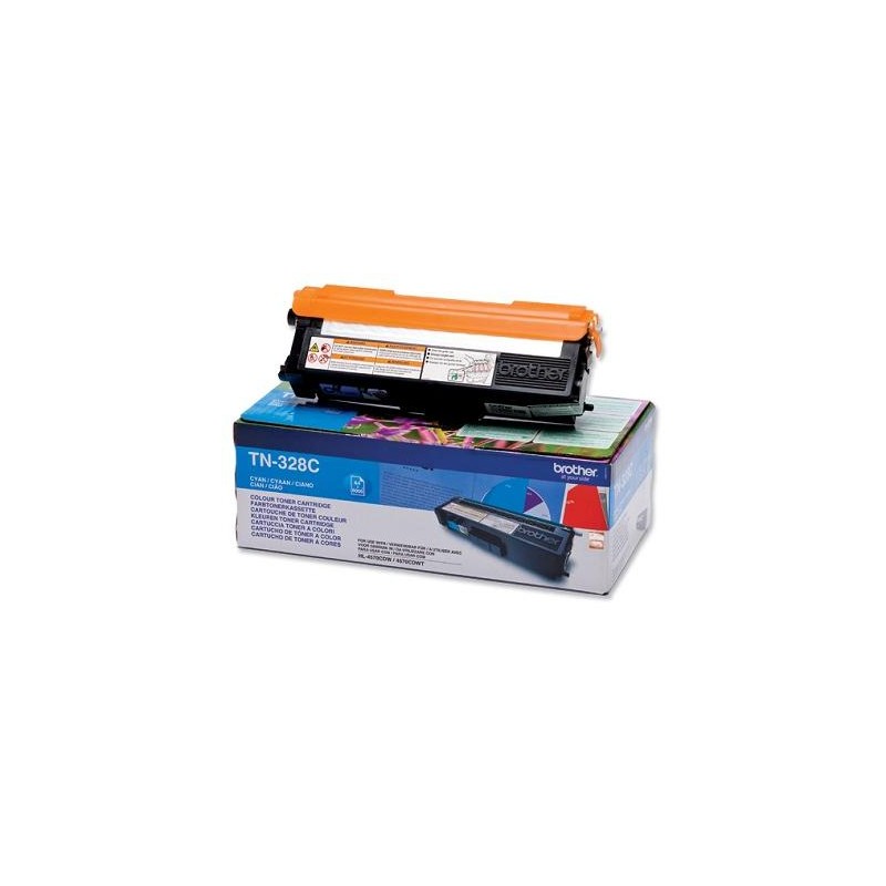 BROTHER tonerová kazeta TN-328C/ HL 4570CDW, MFC-9970CD/ 6 000 str./ azurová