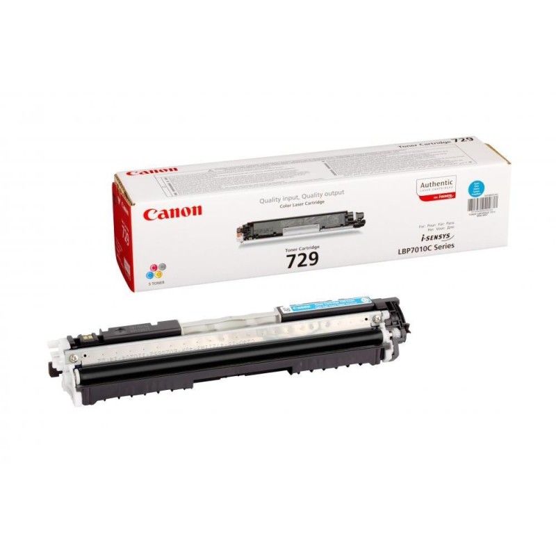 Canon originální toner CRG-729C/ LBP-7010/ LBP-7018/ 1000 stran/ azurový