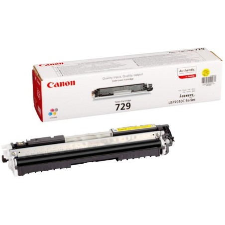 Canon originální toner CRG-729Y/ LBP-7010/ LBP-7018/ 1000 stran/ Žlutý