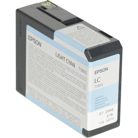 Epson inkoustová náplň/ C13T580500/ StylusPro3800/ Světlá azurová