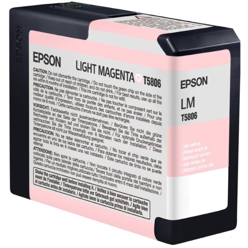 Epson inkoustová náplň/ C13T580600/ StylusPro3800/ Světlá Magenta