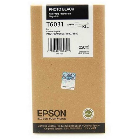 Epson inkoustová náplň/ C13T603100/ StylusPro7800/ 7880/ 9800/ 9880/ Foto/ 220ml