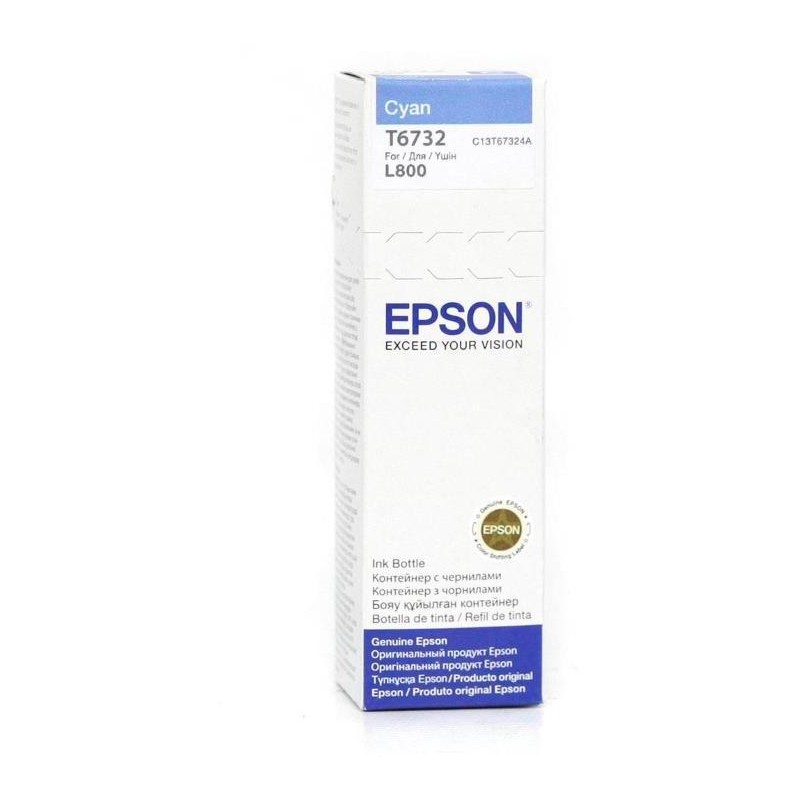 Epson inkoustová náplň/ C13T67324A/ FOTO L800/ 70ml/ Modrá