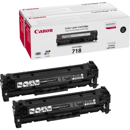 Canon originální toner CRG-718BK 2-pack/ LBP-7200/ 7660/ 7680/ MF-80x0/ MF724 / Černý