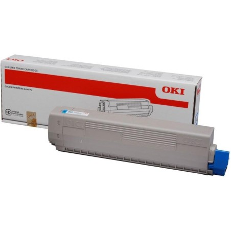 OKI originál azurový toner do C822 (7 300 stránek)