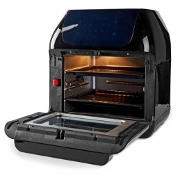 NEDIS multifunkční horkovzdušná fritéza a trouba/ objem 12 L/ 60 min. časovač/ 9 přednastavených programů/ výkon 1500 W