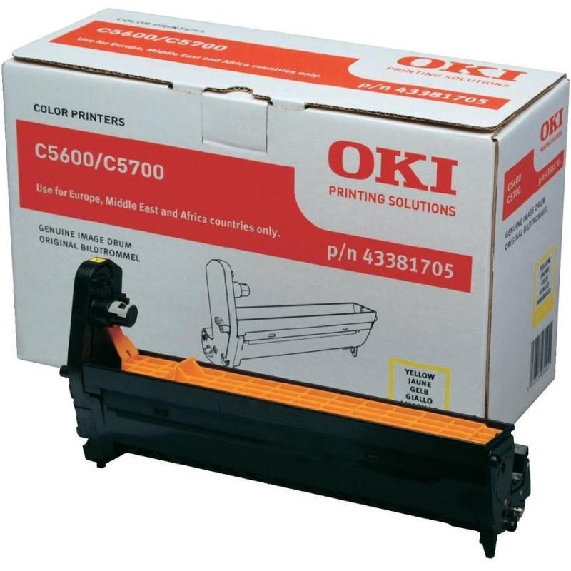 OKI originál obrazový válec pro žlutý toner do C5600/5700 (20 000 stránek)