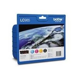 BROTHER inkoustová náplň LC-985 VALBP/ multipack/ Černá + tři barvy