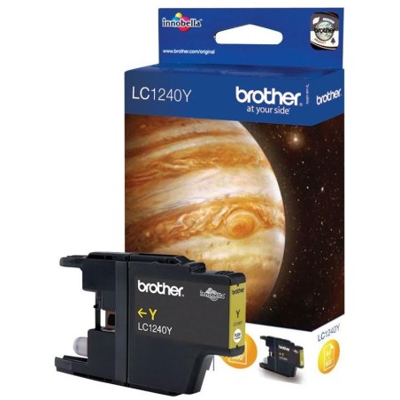 BROTHER inkoustová náplň LC-1240Y/ Žlutá/ 600 stran