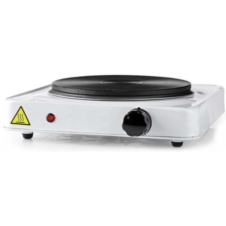 NEDIS elektrický vařič/ 1 plotýnka/ výkon 1500 W/ ochrana proti přehřátí/ bílý