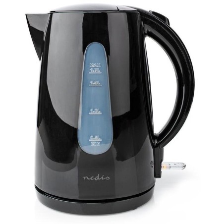 NEDIS rychlovarná konvice KAWK130EBK/ objem 1,7 l/ otáčení o 360°/ 1850 - 2200 W/ plast/ černá