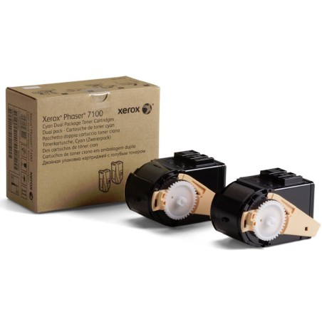 Xerox original toner pro Phaser 7100/ azurová 2x/ 9000 str.
