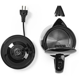 NEDIS rychlovarná konvice KAWK130EBK/ objem 1,7 l/ otáčení o 360°/ 1850 - 2200 W/ plast/ černá