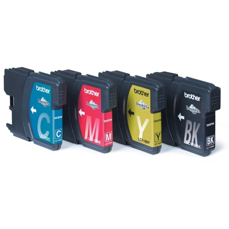 BROTHER inkoustová náplň LC-1100 VALBP/ multipack/ Černá + tři barvy