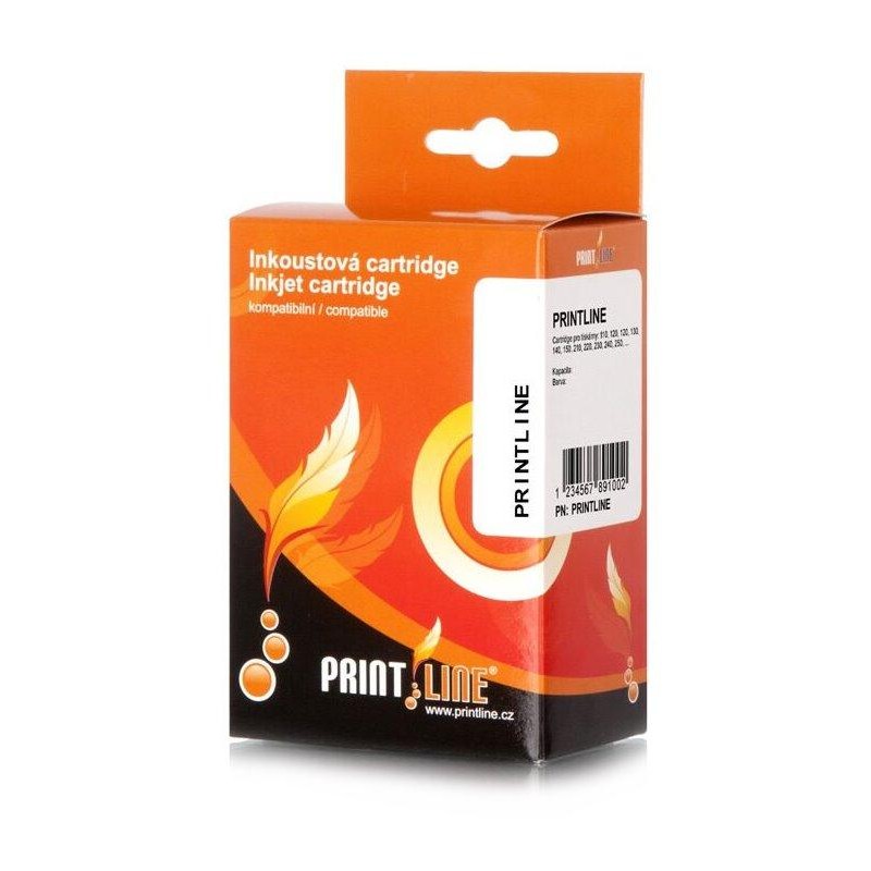 PRINTLINE kompatibilní cartridge s Canon CLi-8Bk /  pro IP4200, IP5200  / 16 ml, Black, čip