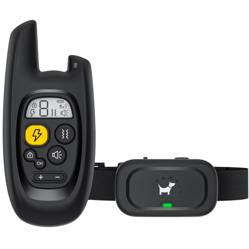 HELMER elektronický výcvikový obojek pro psy TC 400/ dosah 400 m/ IP67/ šířka obojku 2 cm/ délka obojku 70 cm