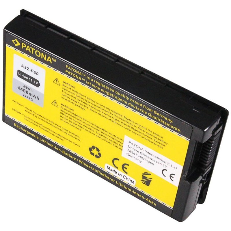 PATONA baterie pro ntb ASUS A32-F80 4400mAh Li-Ion 10,8V