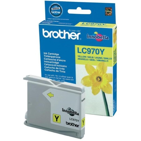 BROTHER inkoustová náplň LC-970Y/ Žlutá