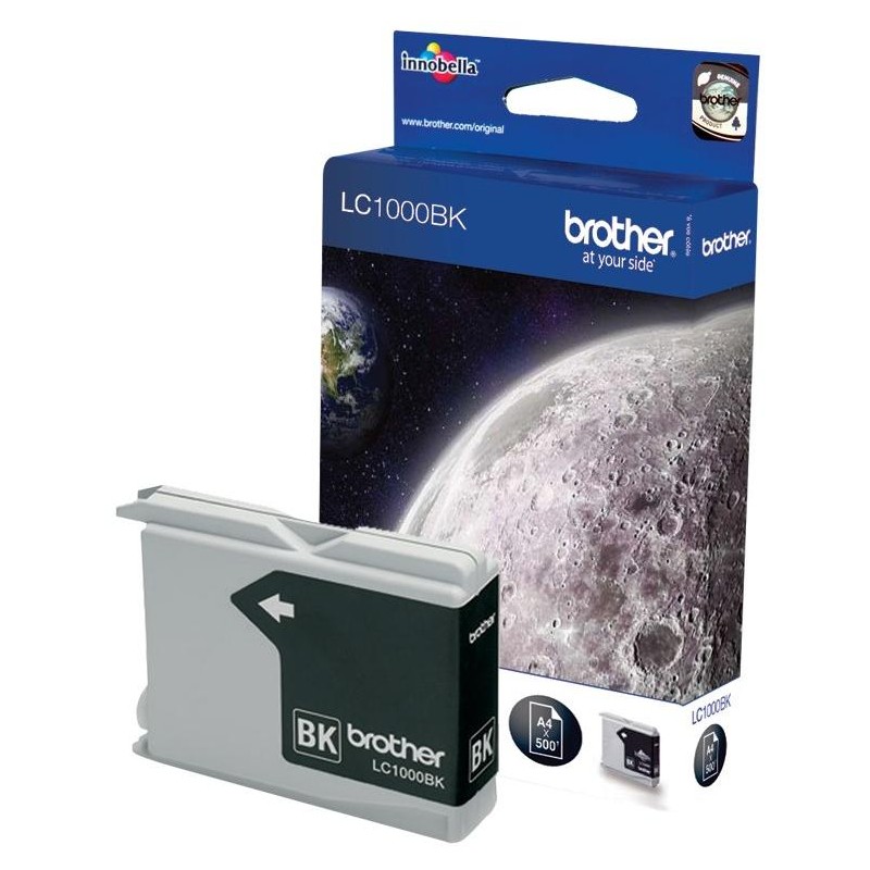 BROTHER inkoustová náplň LC-1000BK/ Černá